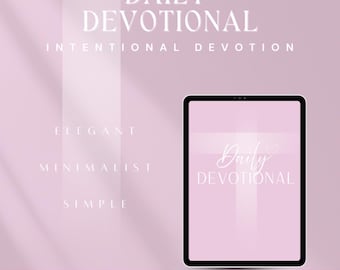 Digital Daily Devotional Journal for GoodNotes Notability Scripture Reflection Gratitude Planner