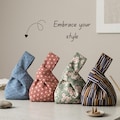 Japanese Knot Bag Sewing Pattern: Beginner Friendly Reversible PDF Download product logo