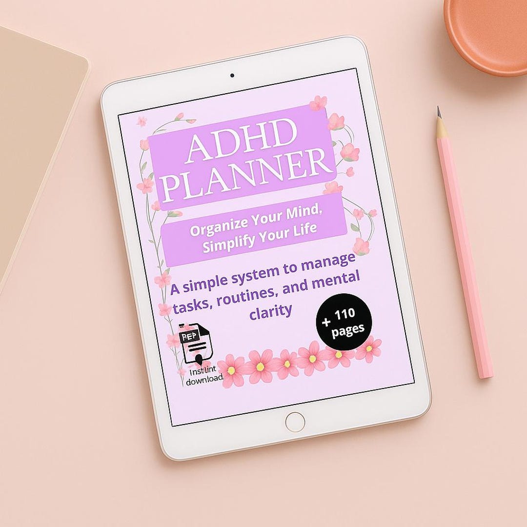 ADHD Digital Planner for Goodnotes | Neurodivergent Time Management ...