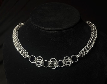 MARIGOLD Choker Necklace | Handmade chainmail jewelry