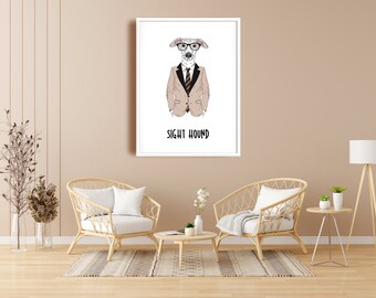 Limited Edition 'Sighthound' Digital Print