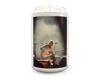 Acoustic Music Lover Candle - Trey Anastasio Inspired Soy Candle Gift - 13.75oz Scented Jar Candle for Concert Fans