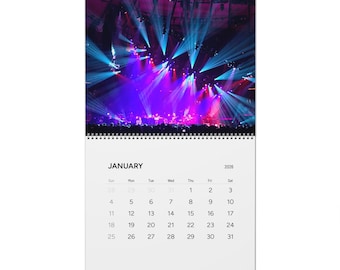2026 Phish Wall Calendar - Jam Band Concert Art - Monthly Wall Planner - Music Lover Gift - Colorful Wall Decor