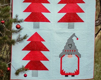 Christmas Quilt Pattern ~ Scandinavian Tomte