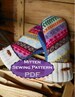 PDF MITTEN PATTERN - sewing diy pattern tutorial for upcycled felted wool fleece lined mittens 