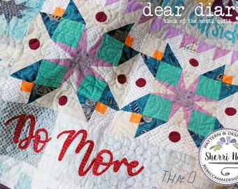 Dear Diary - PDF Quilt Pattern Download