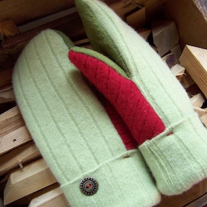 PDF HANDSCHOENENPATROON: zelfstudie over het naaien van patronen voor geüpcycled gevilte wollen fleece gevoerde wanten