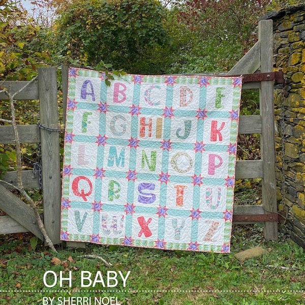 Alphabet Quilt Etsy