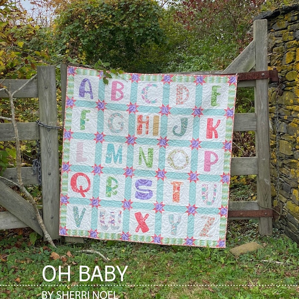 OH Baby Alphabet Quilt Pattern