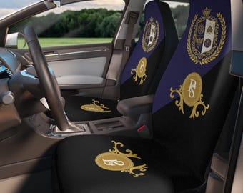 blue and black Regal Crest Car Seat Covers | from silver robbins