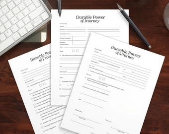 HIPAA Authorization Form | Medical Release Template | Printable PDF + Editable Word Document