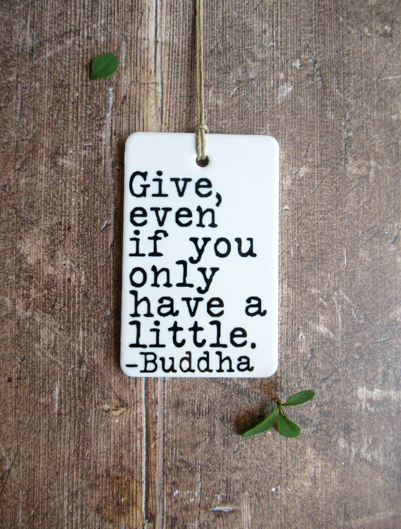 Buddha Quote Ceramic Wall Tag Buddha Wall Art Buddha Quote Buddha Decor Buddha Wall Hanging Buddhist Gift Buddhist Quote image 5