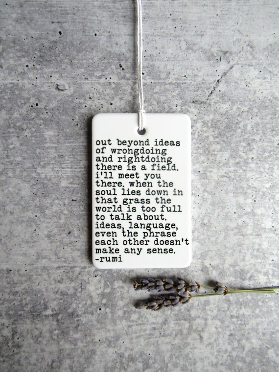Citation Rumi Art Mural Rumi Cadeaux Rumi Poeme Rumi Etsy France