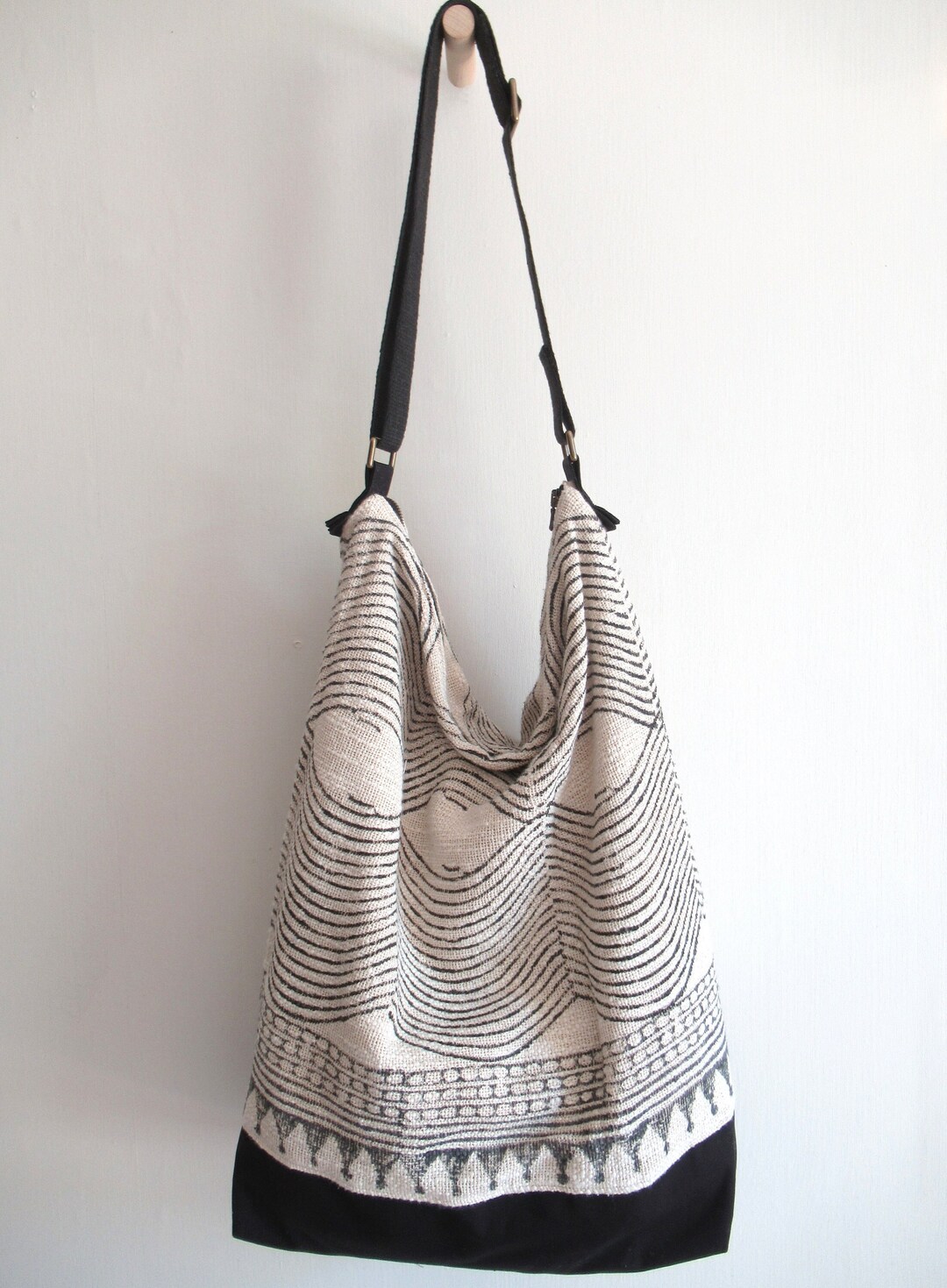 Cotton Bohemian Bag • Minimalist Bag • Festival Bag • Crossbody Bag