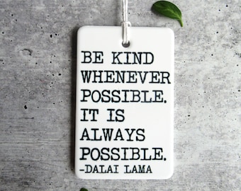 Citazione del Dalai Lama da appendere al muro • Etichetta da muro del Dalai Lama • Buddismo • Citazione buddista • Decorazione per la casa minimalista • Citazioni del Dalai Lama • Citazione d'amore