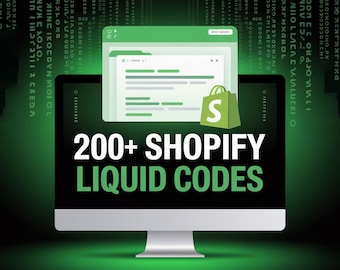 200+ Shopify Custom Liquid Codes Bundle | Urgency Banners, Trust Badges, Sales Pop-Ups | PLR + MRR Included