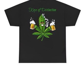 Blazed & Buzzed Blatt Party Stoner Bier Tee