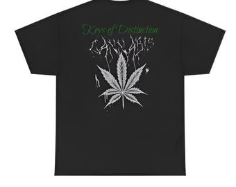 Schlüssel der Unterscheidung RAW CANNABIS Metall Tee