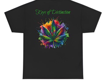 Regenbogen Weed Art T-Shirt