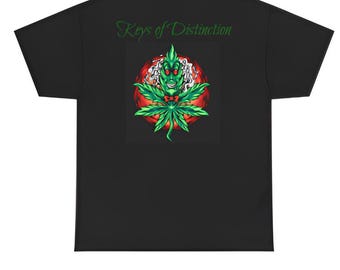Camiseta de guerrero de hoja tribal psicodélico: Llaves de distinción, Savage Stoner