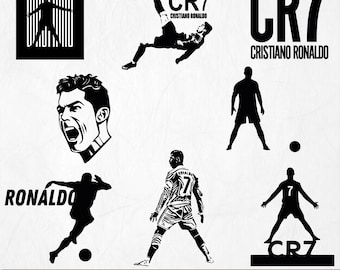 Cristiano Ronaldo CR7 Clipart Bundle (Digital Download)