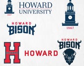 Howard University Svg, Howard Design svg, Sport Font svg, Arched Text Svg, HBCU Svg, Varsity Font, Print and Cut File, dxf