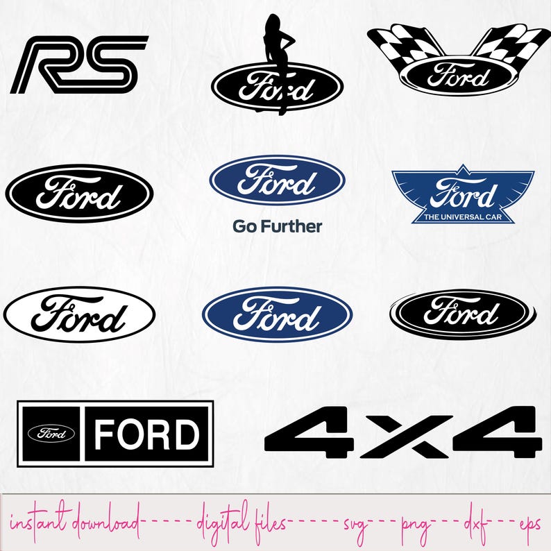 Ford Vector Bundle Ford Bundle,ford Svg,ford Png,ford Pdf,ford Cricut,ford Clipart,layered ...