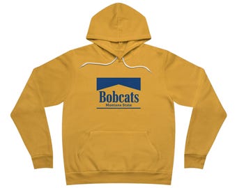 Bobcats "smokes" Premium Logo Hoodie, Unisex Hooded Sweatshirt, College Team Apparel, Fan Merchandise, NCAA Sports Gift, Pullover Jacket