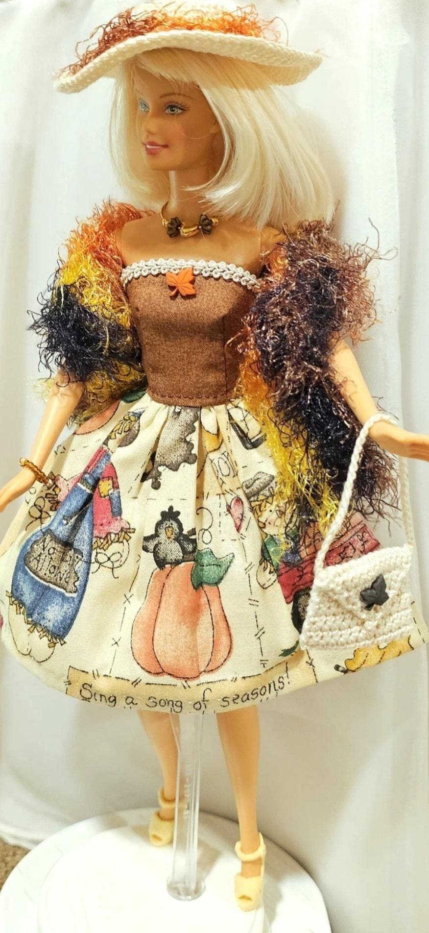 brown barbie dress Size:20 AUS