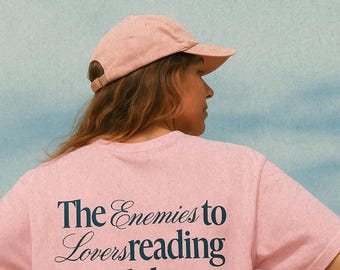 Maglietta del club di lettura "Da nemici ad amanti", maglietta con tropi letterari, regalo per lettori di romanzi rosa, maglietta BookTok, maglietta comoda per amanti dei libri
