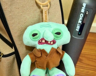 Squidward Fuggler Plush Keychain, Funny Cartoon Bag Charm