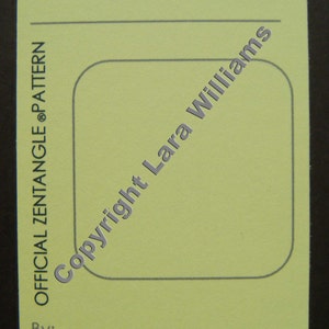 Downloadable Zentangle Patterns Organization Cards