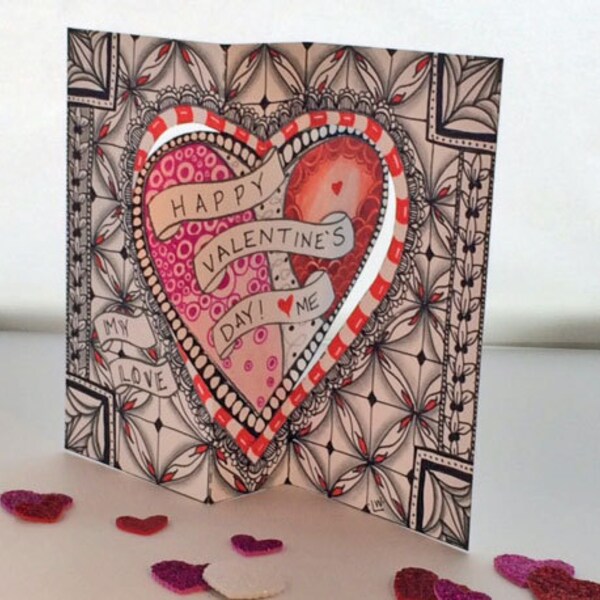 Tangled Valentine Card - Etsy