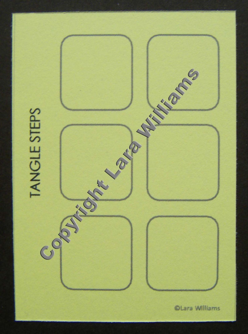 Downloadable Zentangle Patterns Organization Cards image 2