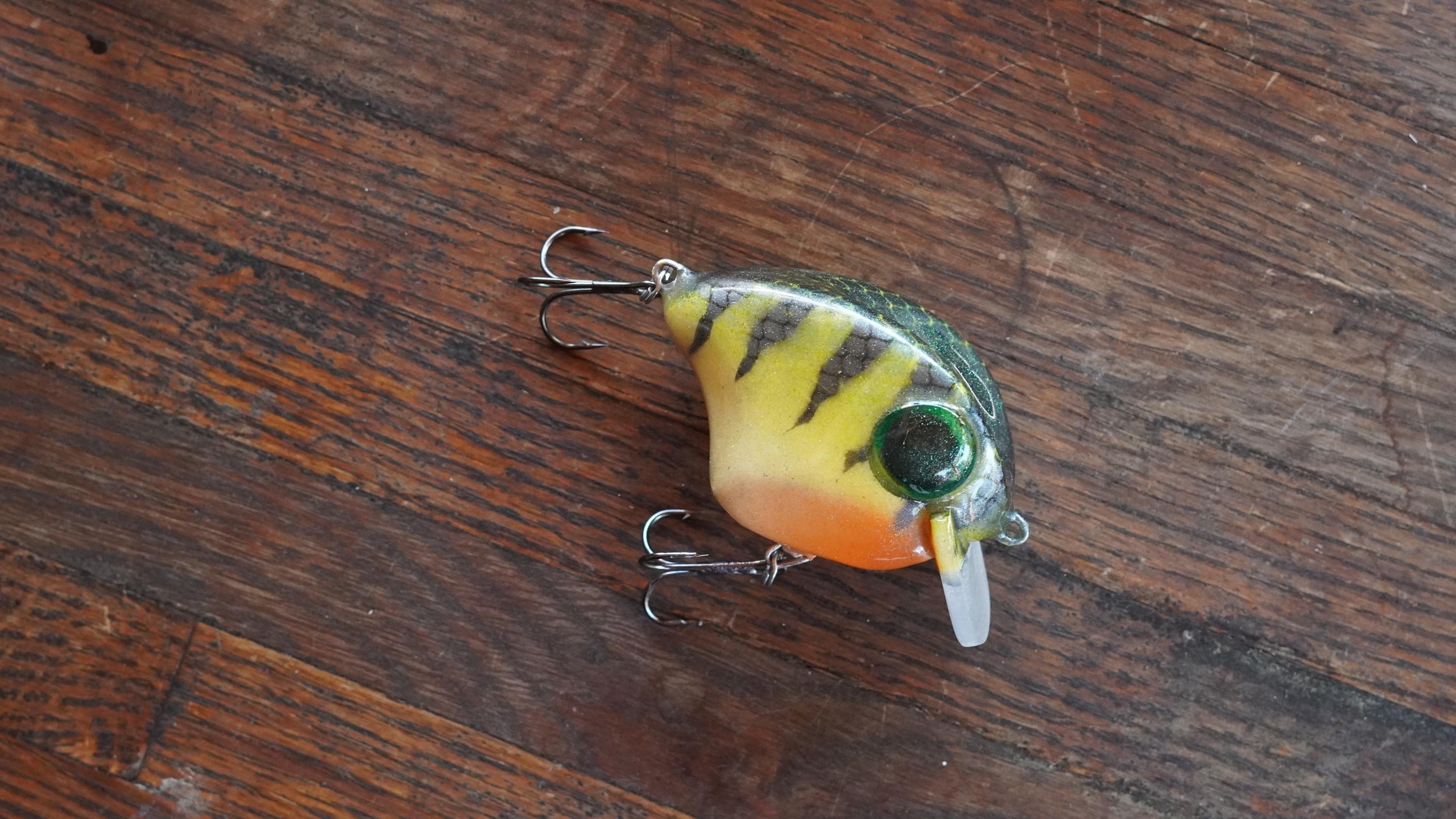 Leurre Balsa Crankbait – Bill 3 Carré – Perle – 3 Pouces – Pour Pêche Au Bass