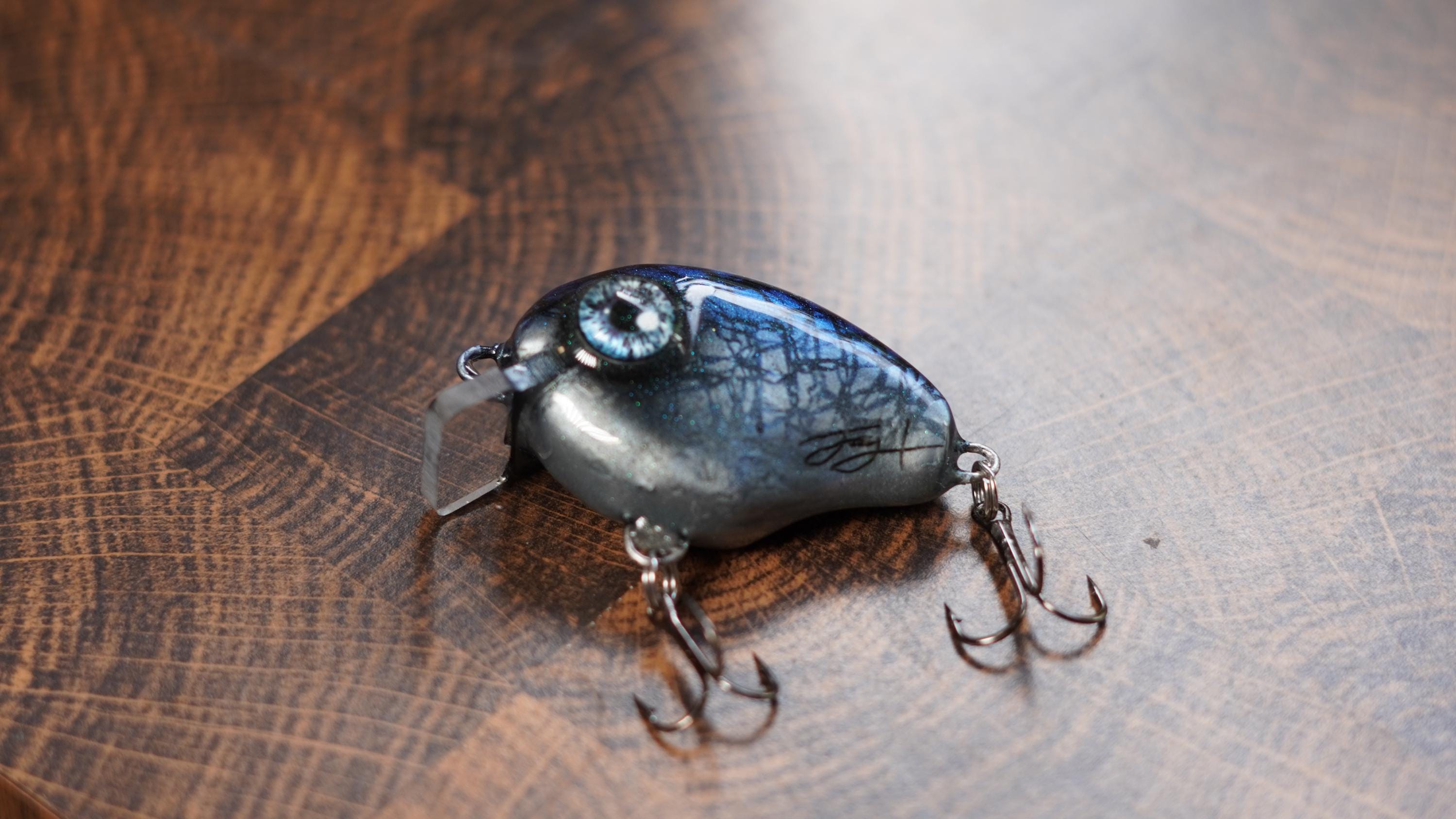 Leurre De Pêche Crankbait En Bois Balsa Fait Main - Vivienne, Riddle Bait, JDM USA