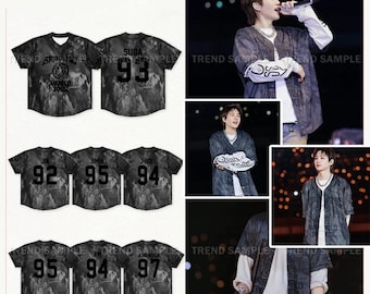 bts arirang 2026 world tour jersey, BTS Konzertmerch, Fanbekleidung s-4xl, Baseballtrikot