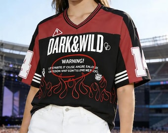 Jersey Shirt, Kpop Concert Outfit, Oversized Streetwear Tee