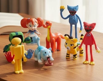 Garten of Banban 6 Figures, Sir Dadadoo, Nanny, Bittergiggle