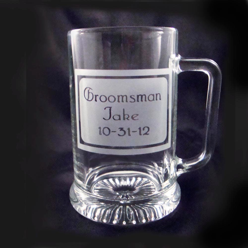 Custom Etched Beer Mugs Personalized Beer Mugs Bridal Party Etsy