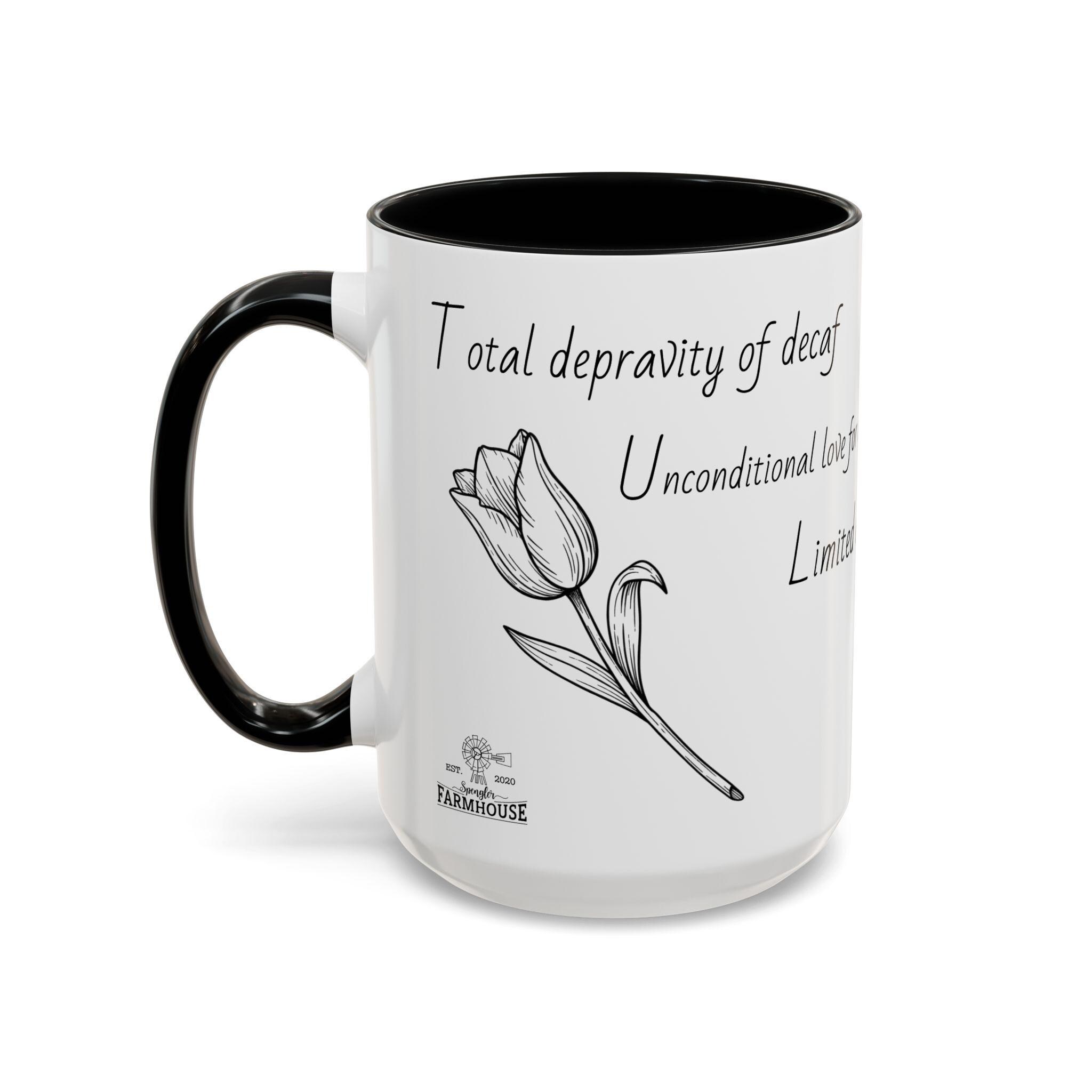 Irresistible Grace Coffee Mug | TULIP Doctrine Ceramic Accent Cup - View 2