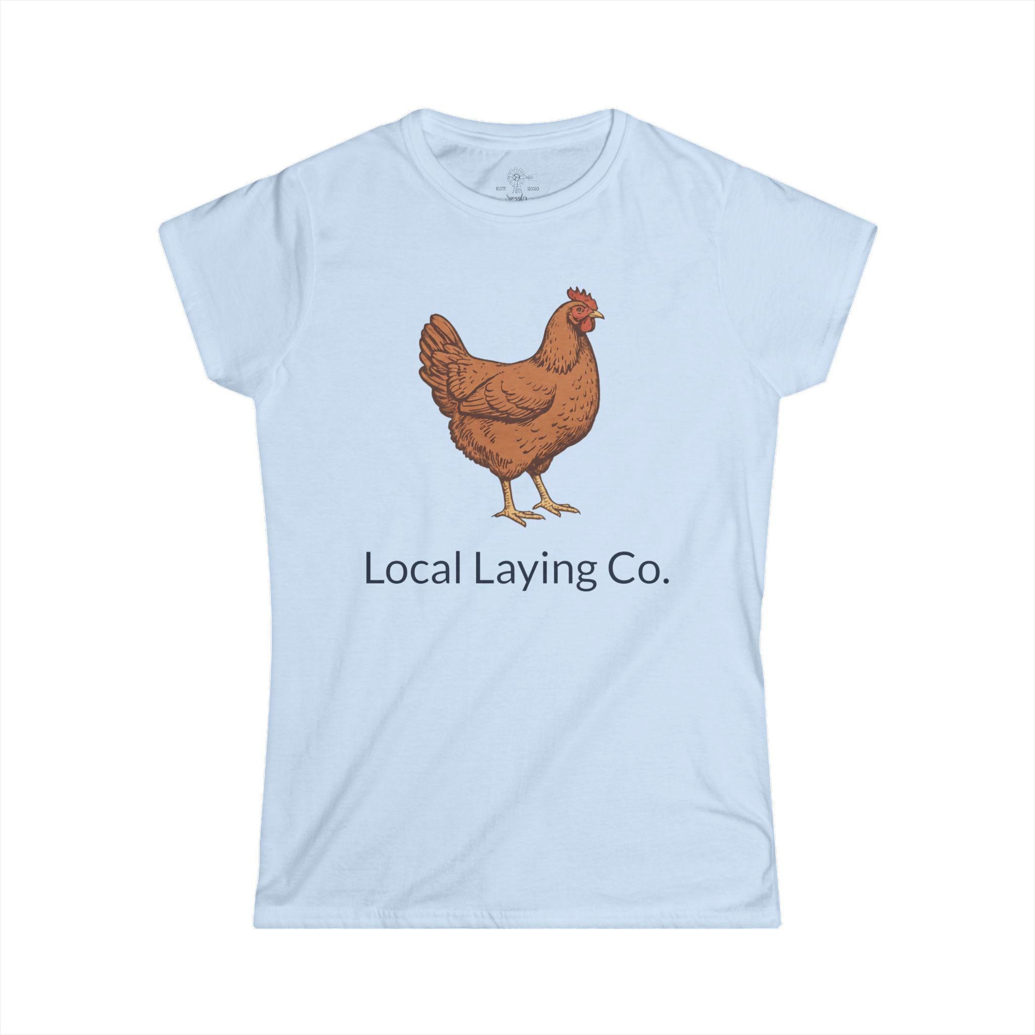 Local Laying Co Vintage. Womens Tee - View 3