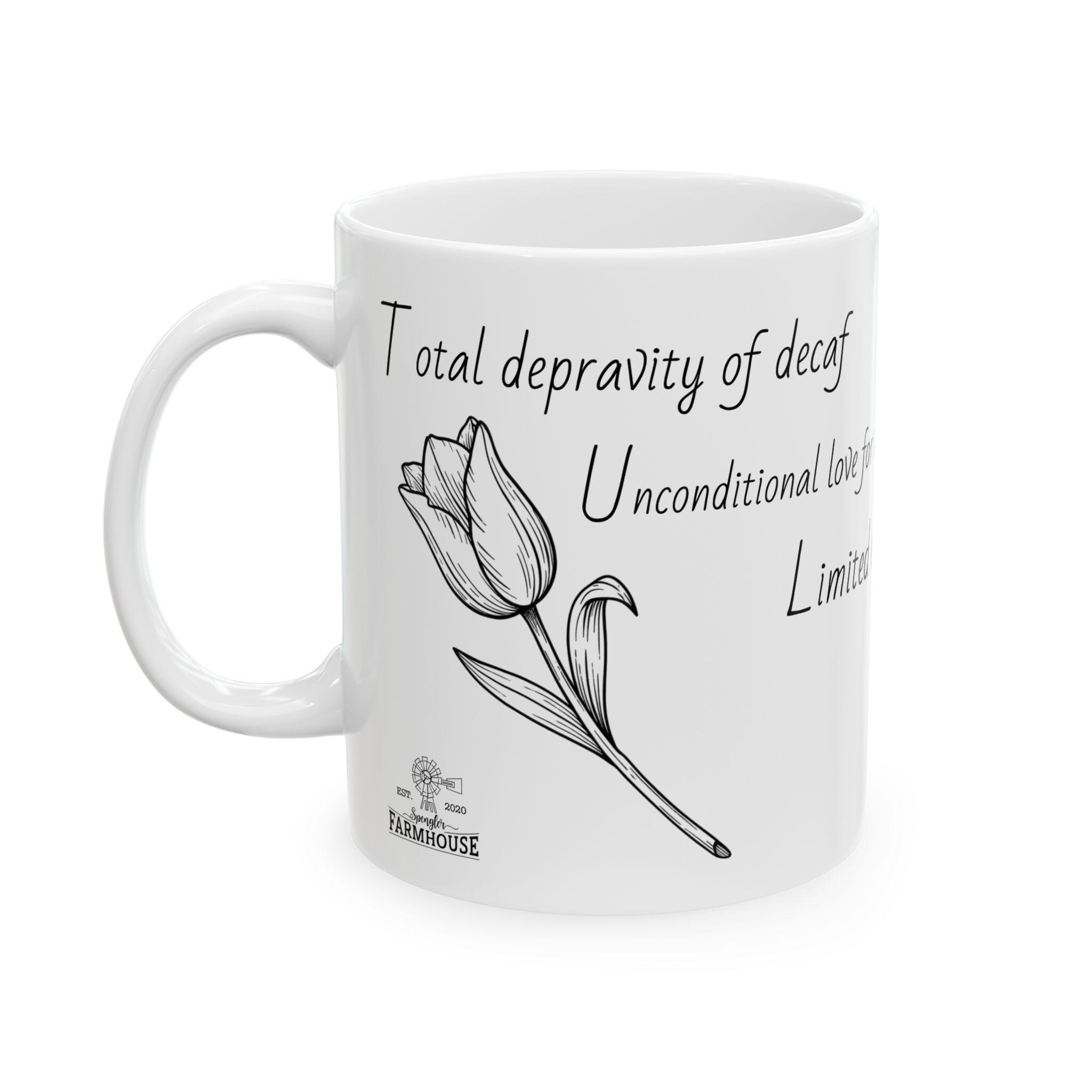 Irresistible Grace Coffee Mug | TULIP Doctrine Ceramic Cup - View 2