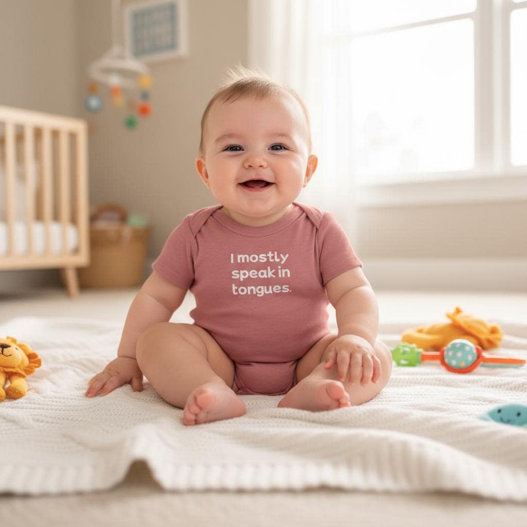 Speaking in Tongues Onesie