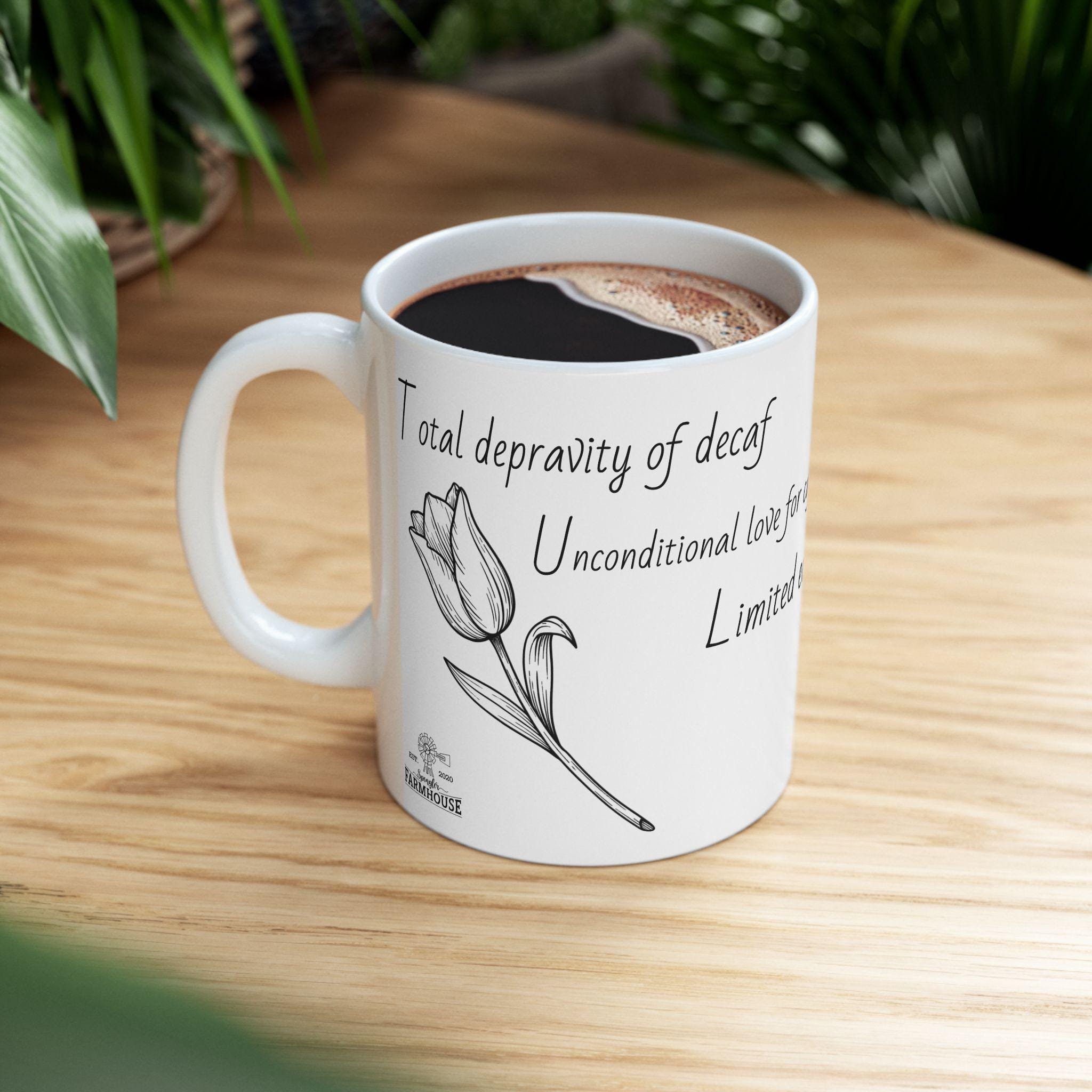 Irresistible Grace Coffee Mug | TULIP Doctrine Ceramic Cup - View 5