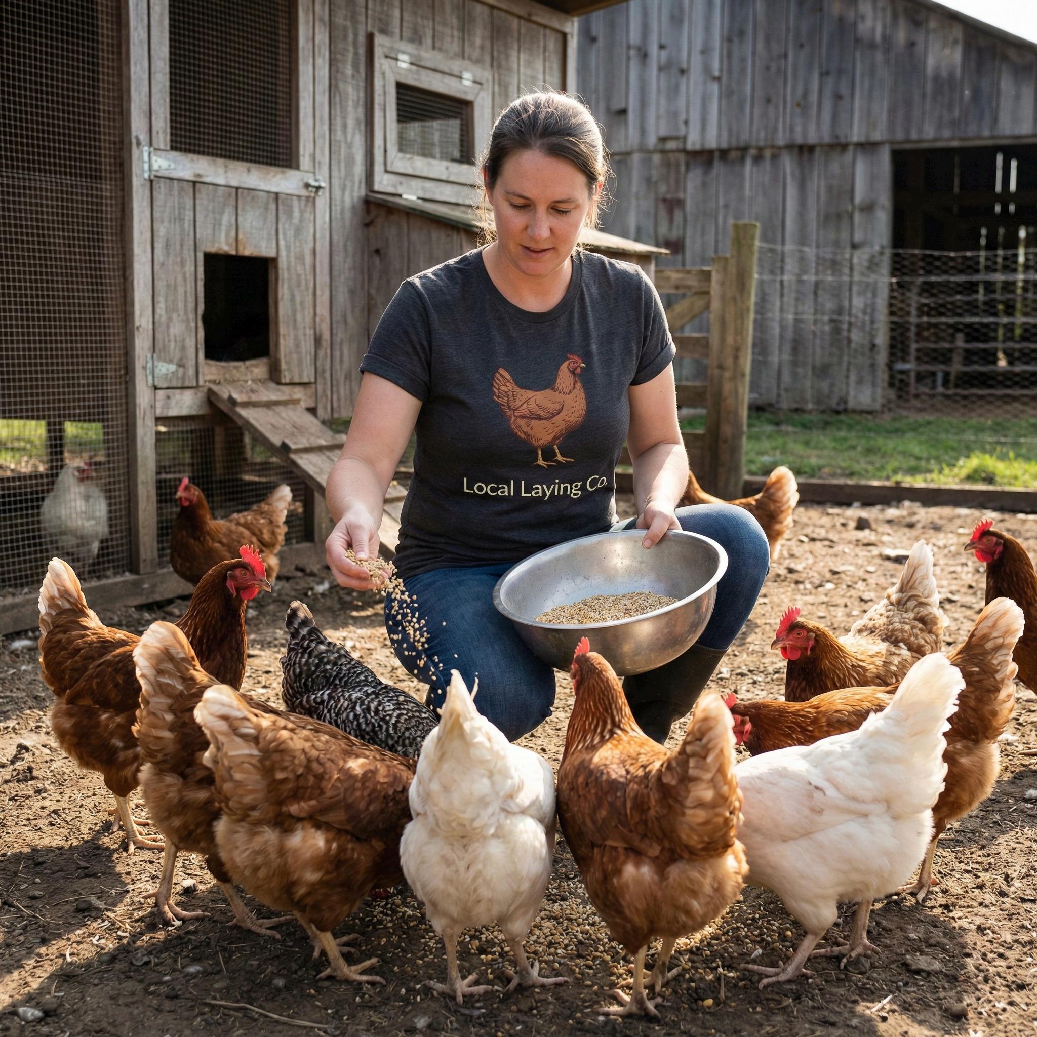 Local Laying Co Vintage. Womens Tee