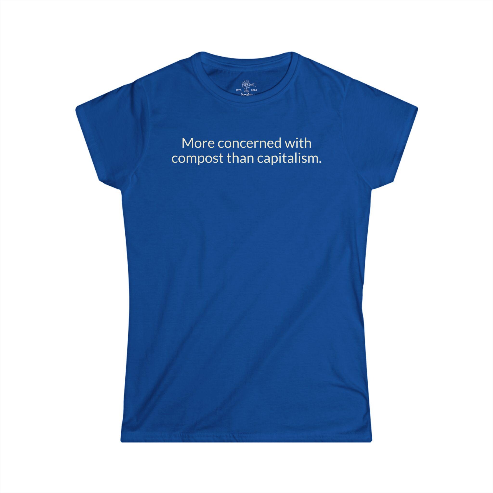 Compost Not Capitalism T-Shirt | Gardening & Sustainability Tee - View 9