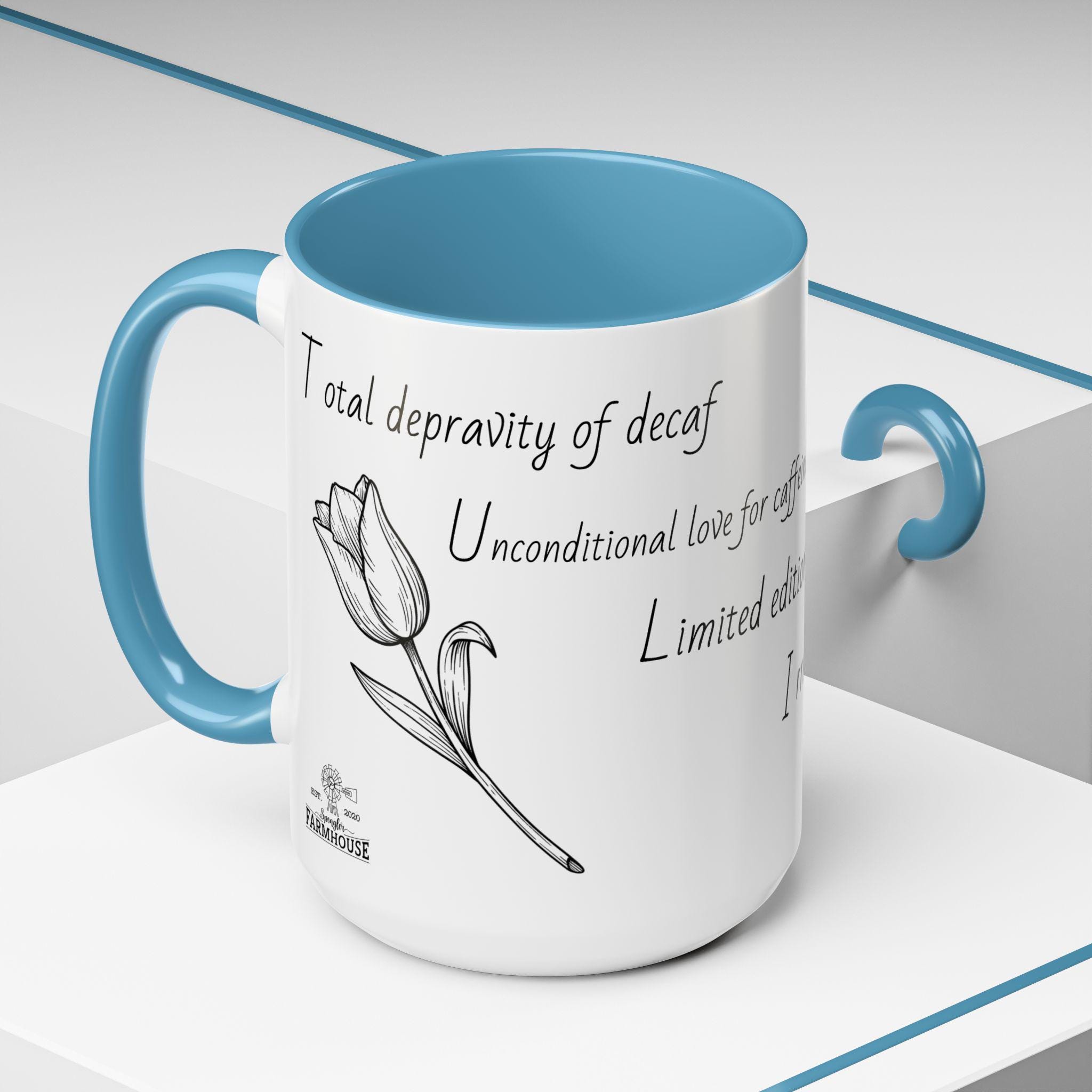 Irresistible Grace Coffee Mug | TULIP Doctrine Ceramic Accent Cup - View 6