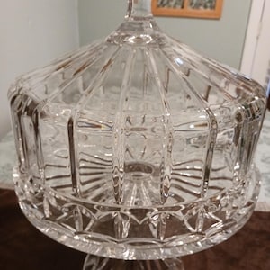 ヴィンテージ クリスタルケーキスタンド Crystal cake stand vintage - Etsy 日本