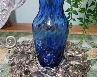 Vintage Indiana glas kobaltblauw
